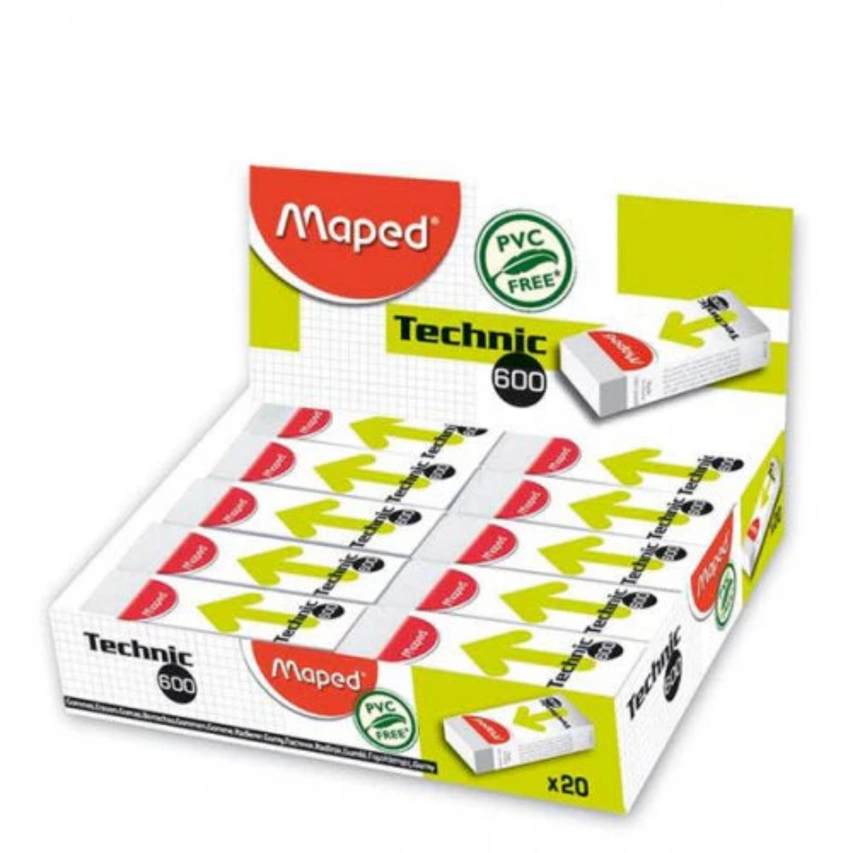 Erasers - Technic Eraser 600 - (Maped)